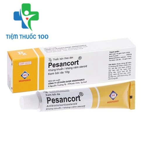 Pesancort Cream 10G - Thuốc điều trị bệnh da liễu hiệu quả