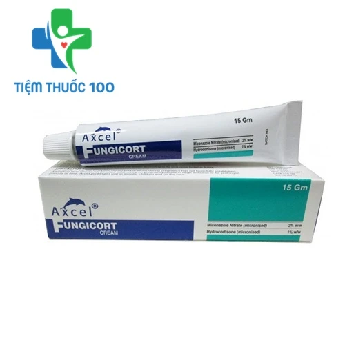 Axcel Fungicort Cream 15ml - Thuốc điều trị các bệnh da liễu hiệu quả