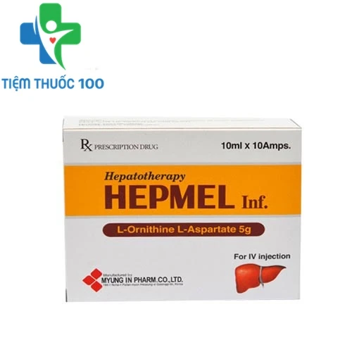Hepmel 5g/10ml - Thuốc điều trị các bệnh lý ở gan của Hàn Quốc