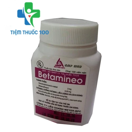 Betamineo - Thuốc điều trị viêm mũi dị ứng hiệu quả của Meyer-BPC 