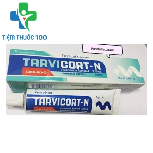 Tarvicort-N 15g - Thuốc điều trị nhiễm khuẩn ngoài da hiệu quả của Hataphar 