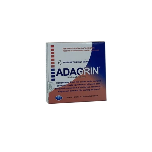ADAGRIN - Thuốc điều trị rối loạn cương dương hiệu quả