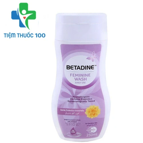 Betadine Feminine Wash Daily Use 250ml - Dung dịch vệ sinh phụ nữ  
