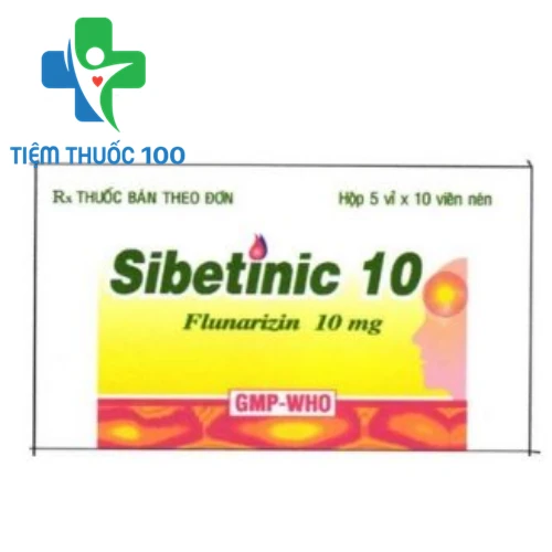 Sibetinic 10 - Thuốc trị chóng mặt, rối loạn tiền đình hiệu quả