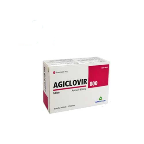 AGICLOVIR 800 - Thuốc điều trị nhiễm khuẩn của Agimexpharm