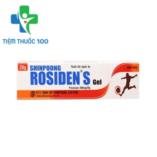 Rosiden S 200mg/20g Shinpoong Daewoo - Thuốc kháng viêm, giảm đau  