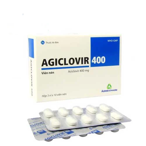 AGICLOVIR 400 - Thuốc điều trị nhiễm khuẩn của Agimexpharm
