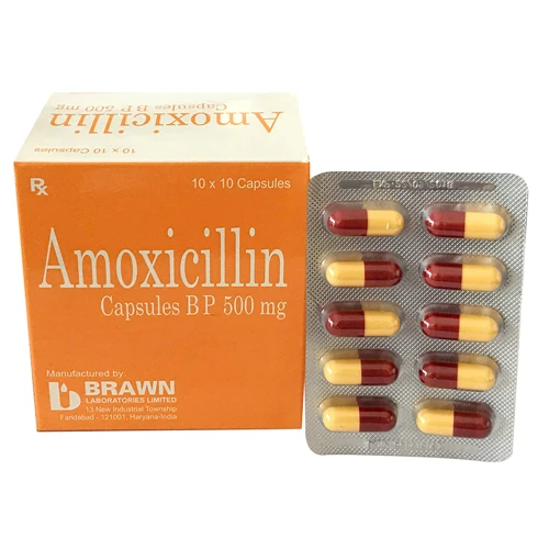 Amoxicillin - Thuốc kháng sinh điều trị nhiễm khuẩn của Brawn