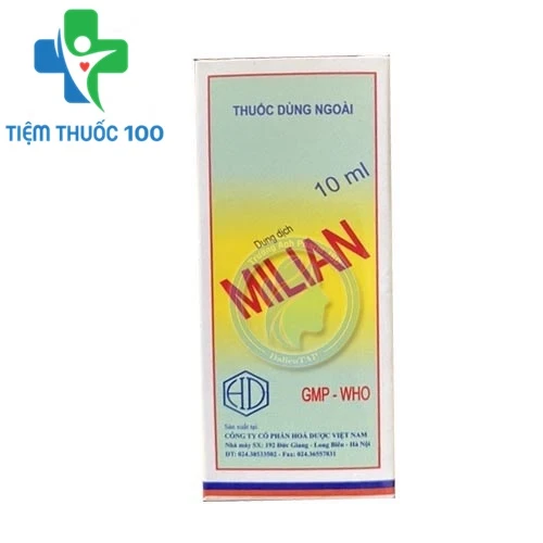 Milian Hóa Dược 10ml - Thuốc tím trị bệnh ngoài da hiệu quả