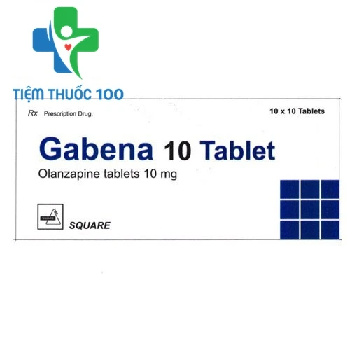 Gabena 10 Tablet - Thuốc điều trị tâm thần phân liệt hiệu quả 