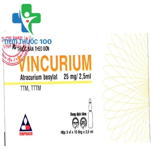 Vincurium - Thuốc gây mê đường hô hấp hiệu quả 