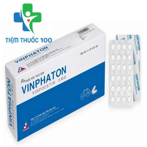 Vinphaton 5mg Vinphaco - Thuốc điều trị rối loạn tuần hoàn máu 