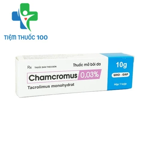 Chamcromus 0,03% 10g - Thuốc điều trị bệnh viêm da hiệu quả