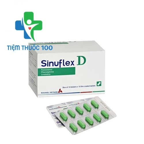 Sinuflex D - Thuốc điều trị nhức đầu, sổ mũi hiệu quả