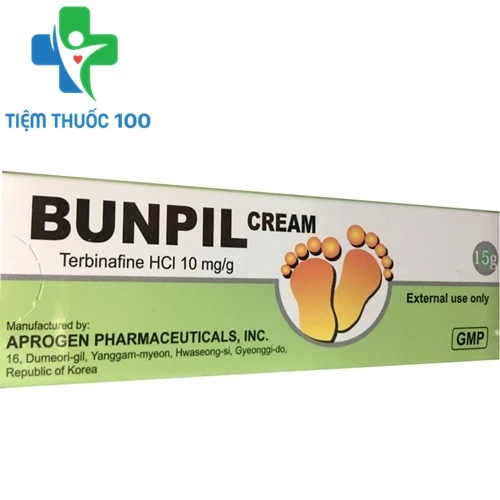Bunpil Cream 15g - Thuốc điều trị nhiễm nấm ở da, móng của Hàn Quốc