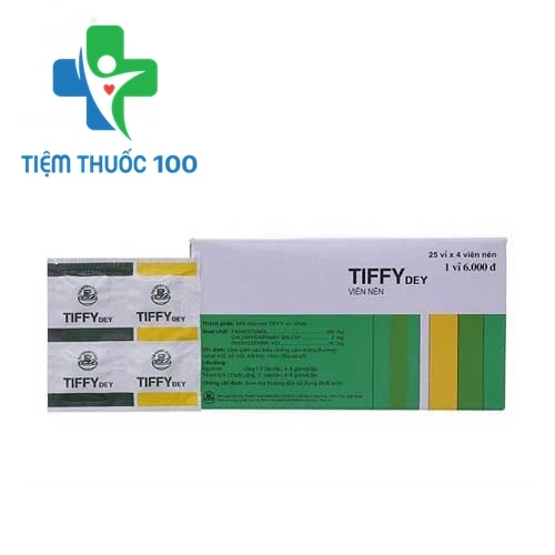 Tiffy Dey - Thuốc điều trị cảm lạnh, cảm cúm hiệu quả