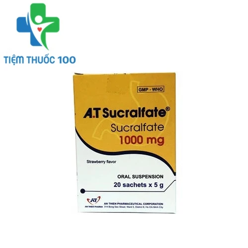 A.T Sucralfate 1g - Thuốc điều trị rối loạn đường tiêu hóa của DP An Thiên
