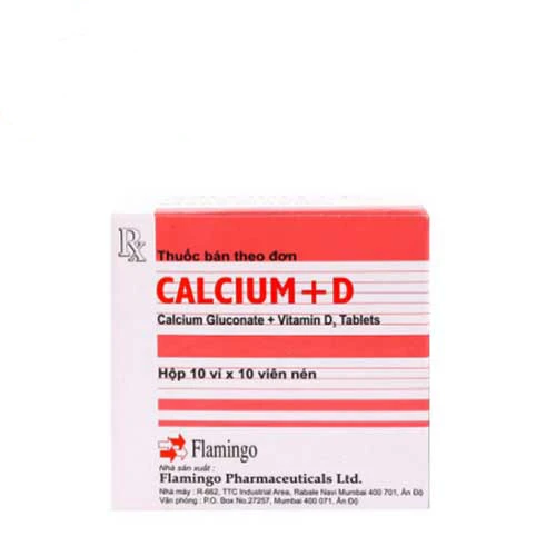 CALCIUM+D - Hỗ trợ phòng và điều trị loãng xương của Ấn Độ