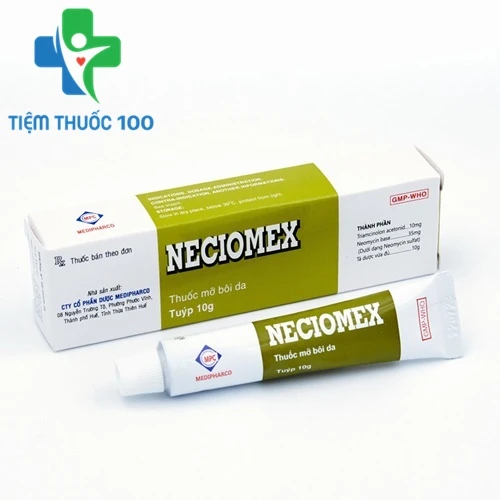 Neciomex 10g - Thuốc điều trị viêm da, chàm hiệu quả