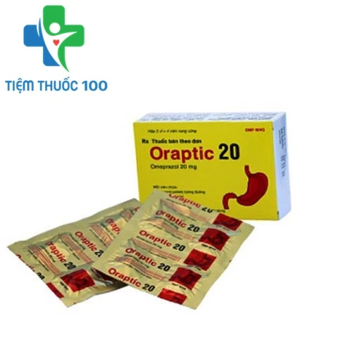 Oraptic 20 - Thuốc điều trị trào ngược dạ dày, thực quản của Bidiphar 