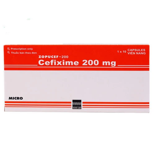 Cefixim 200 - Thuốc điều trị các bệnh nhiễm khuẩn của Ấn Độ