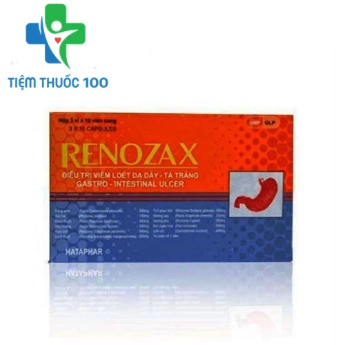 Renozax - Thuốc điều trị viêm loét dạ dày, tá tràng hiệu quả