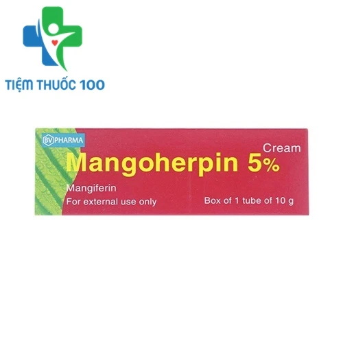 Mangoherpin 5% 10g - Thuốc điều trị bệnh thủy đậu của BVP