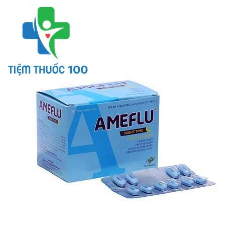 Ameflu Night Tab - Thuốc điều trị cảm lạnh, cảm cúm của OPV