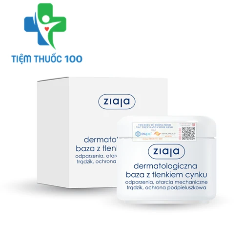 Ziaja Dermatological Base With Zinc Oxide 80g - Kem dưỡng da của Ba Lan