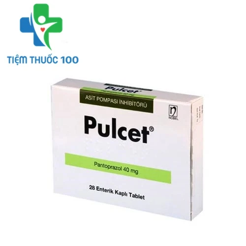 Pulcet 40mg - Thuốc điều trị viêm loét dạ dày, tá tràng hiệu quả của Thổ Nhĩ Kỳ