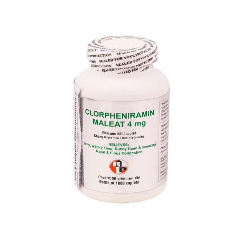 CLOPHENIRAMIN - Thuốc điều trị các bệnh dị ứng ngoài da hiệu quả