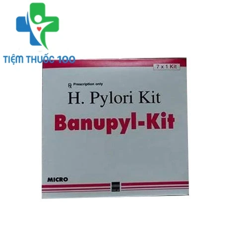Banupyl kit - Thuốc điều trị viêm loét dạ dày, tá tràng của Ấn Độ