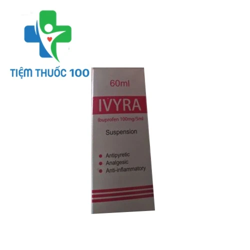 Ivyra 100mg/5ml Sus.90ml - Thuốc giảm đau, hạ sốt hiệu quả