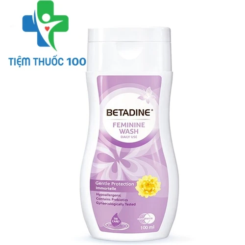 Betadine Feminine Wash Daily Use 100ml - Dung dịch vệ sinh phụ nữ