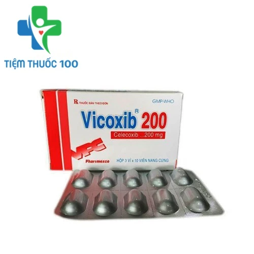 Vicoxib 200mg - Thuốc kháng viêm, giảm đau xương khớp của Pharimexco