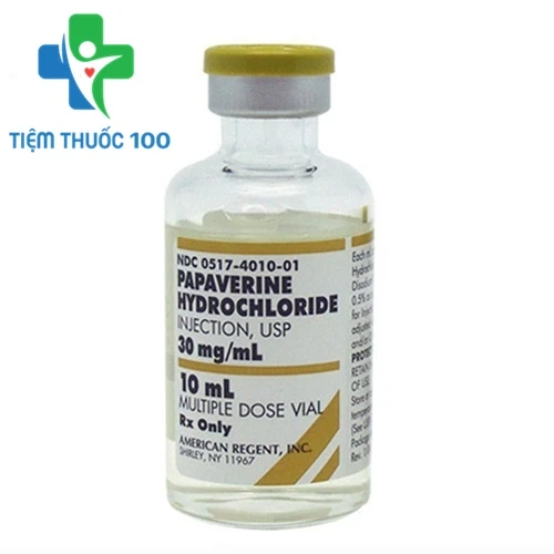 Papaverin inj - Thuốc điều trị co thắt cơ trơn hiệu quả của Mỹ