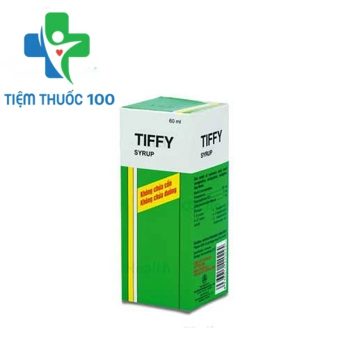 Tiffy Syr.60ml - Thuốc điều trị cảm lạnh, cảm cúm của Pymepharco