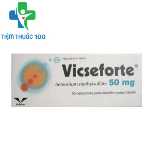 Visceforte 50mg - Thuốc điều trị đau co thắt cơ trơn của Bidiphar 1