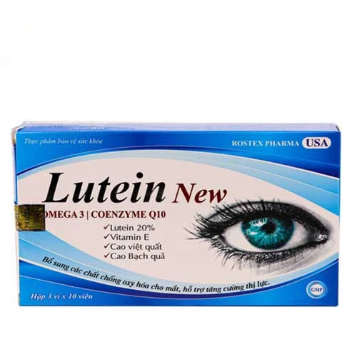 Lutein - Hỗ trợ bổ mắt, tăng cường thị lực của Rostex Pharma