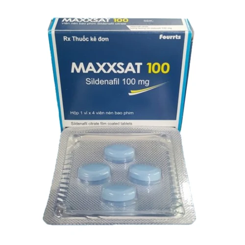 MAXXSAT 100 - Thuốc điều trị rối loạn cương dương hiệu quả