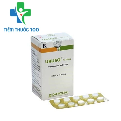 Uruso 100mg - Thuốc điều trị sỏi mật, xơ gan hiệu quả của Hàn Quốc