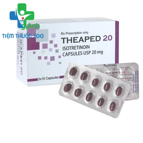 Theaped 20 - Thuốc trị mụn trứng cá hiệu quả của Ấn Độ