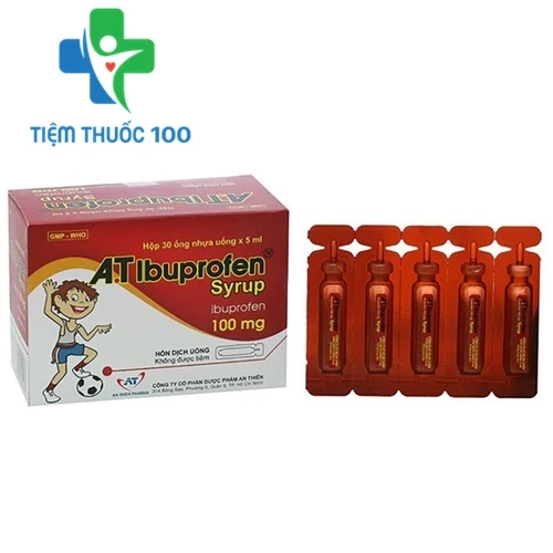 A.T Ibuprofen 100mg An Thiên - Thuốc hạ sốt, giảm đau, chống viêm