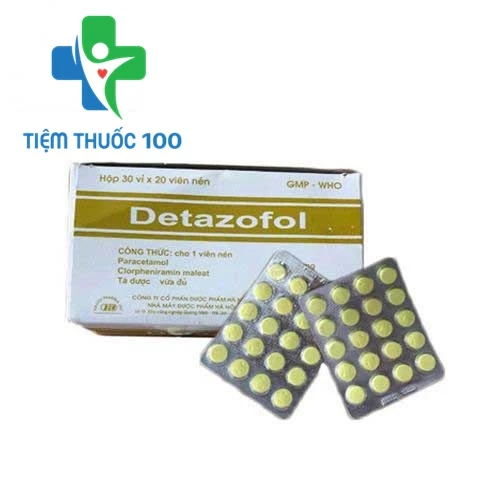 Detazofol - Thuốc điều trị đau dây thần kinh của DP Hà Nội