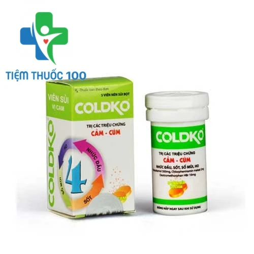 Coldko effer - Thuốc điều trị cảm cúm của Dược phẩm Nam Hà