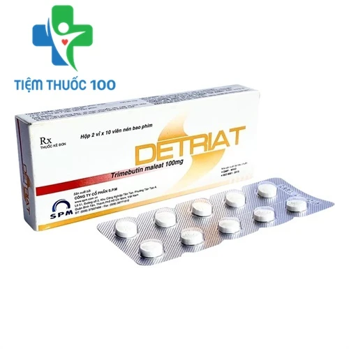 Detriat Tab.100mg - Thuốc điều trị rối loạn đường tiêu hóa của SPM