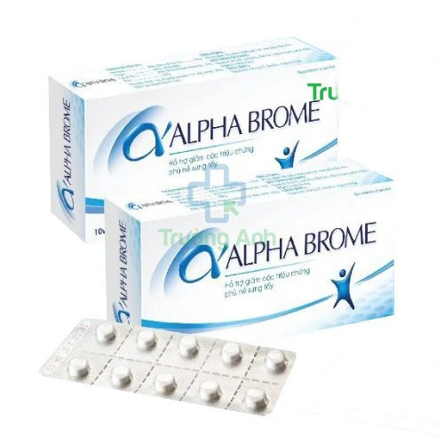 Alpha brome - Hỗ trợ giảm các triệu chứng phù nề, sưng tấy