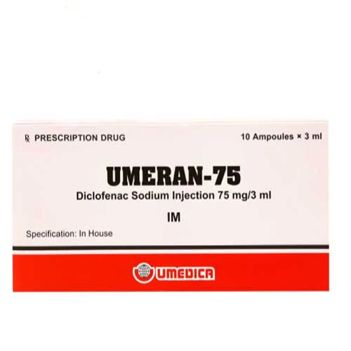 UMERAN 75 - Thuốc kháng sinh giảm đau, chống viêm hiệu quả
