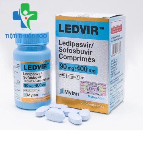 Ledvir 90mg/400mg - Thuốc điều trị viêm gan C mạn tính hiệu quả của Ấn Độ
