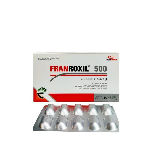 FranRoxil 500 - Thuốc kháng sinh điều trị bệnh nhiễm khuẩn hiệu quả của Éloge